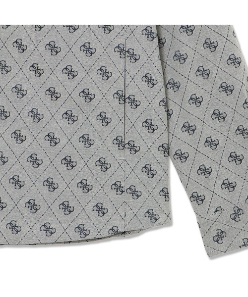 Guess（ゲス）の「4G Shacket 長袖シャツ（シャツ/ブラウス・メンズ・グレー/ベージュ系その他・XX-LARGE/LARGE/SMALL/MEDIUM/X-LARGE）」の7枚目の写真