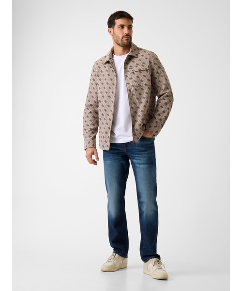 Guess（ゲス）の「4G Shacket 長袖シャツ（シャツ/ブラウス・メンズ・グレー/ベージュ系その他・XX-LARGE/LARGE/SMALL/MEDIUM/X-LARGE）」の12枚目の写真