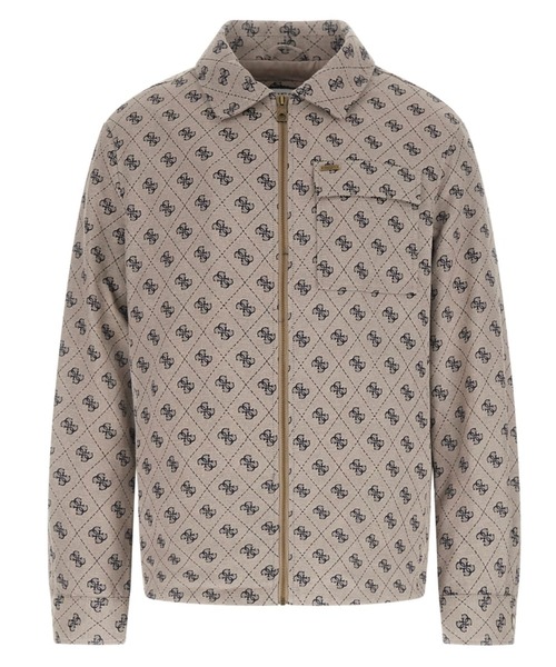 Guess（ゲス）の「4G Shacket 長袖シャツ（シャツ/ブラウス・メンズ・グレー/ベージュ系その他・XX-LARGE/LARGE/SMALL/MEDIUM/X-LARGE）」の13枚目の写真