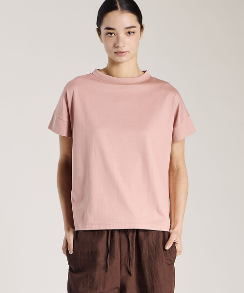 handvaerk（ハンドバーク）の「handvaerk | 60/2 ボトルネックTシャツ WOMEN（Tシャツ/カットソー・レディース・ピンク系その他/グレー系その他/ブラック/ブラウン系その他/ダークグレー/グリーン系その他/ホワイト/ホワイト系その他・S）」の22枚目の写真