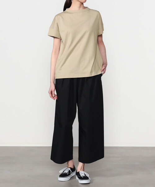 handvaerk（ハンドバーク）の「handvaerk | 60/2 ボトルネックTシャツ WOMEN（Tシャツ/カットソー・レディース・ピンク系その他/グレー系その他/ブラック/ブラウン系その他/ダークグレー/グリーン系その他/ホワイト/ホワイト系その他・S）」の12枚目の写真