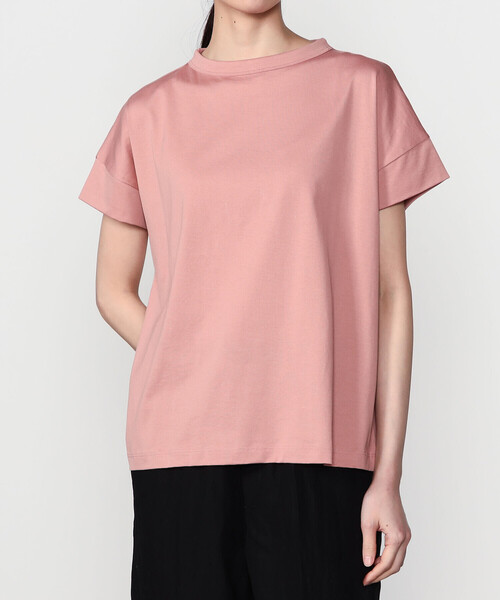 handvaerk（ハンドバーク）の「handvaerk | 60/2 ボトルネックTシャツ WOMEN（Tシャツ/カットソー・レディース・ピンク系その他/グレー系その他/ブラック/ブラウン系その他/ダークグレー/グリーン系その他/ホワイト/ホワイト系その他・S）」の11枚目の写真
