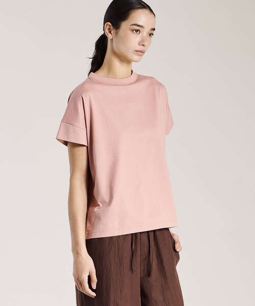 handvaerk（ハンドバーク）の「handvaerk | 60/2 ボトルネックTシャツ WOMEN（Tシャツ/カットソー・レディース・ピンク系その他/グレー系その他/ブラック/ブラウン系その他/ダークグレー/グリーン系その他/ホワイト/ホワイト系その他・S）」の10枚目の写真