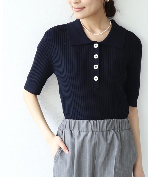 Jines(ジネス)の「ピンストライプワイドパンツ(その他パンツ・レディース・グレー/ブラック・38)」の19枚目の写真
