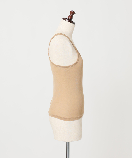 CITYSHOP（シティーショップ）の「ASHER LILY TANK L271-J134：タンクトップ（タンクトップ・レディース・ベージュ・SMALL）」の2枚目の写真