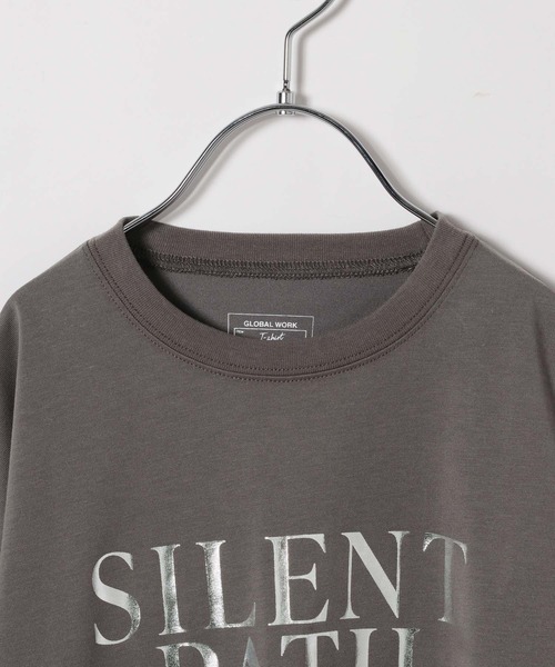 GLOBAL WORK（グローバルワーク）の「シアー長袖レイヤードＴ/657835（Tシャツ/カットソー・キッズ・ミント/チャコールグレー・160cm/150cm/140cm/130cm）」の16枚目の写真