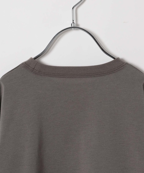 GLOBAL WORK（グローバルワーク）の「シアー長袖レイヤードＴ/657835（Tシャツ/カットソー・キッズ・ミント/チャコールグレー・160cm/150cm/140cm/130cm）」の20枚目の写真