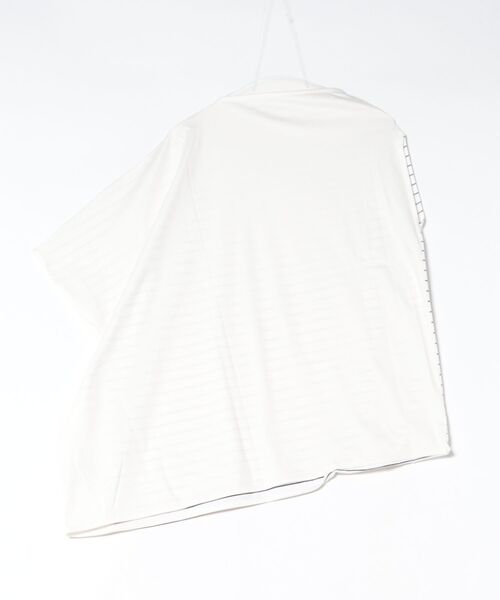 ATSURO TAYAMA（アツロウタヤマ）の「ボーダー切り替えアシンメトリープルオーバー（Tシャツ/カットソー・レディース・ホワイト系その他/ブラック系その他・M/L）」の12枚目の写真