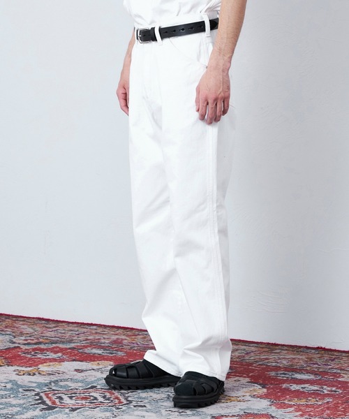 Lee（リー）の「Wrangler/ラングラー【US ORIGINAL】13MWZ ストレートジーンズ（デニムパンツ・メンズ・ホワイト・28/30/32/34/36）」の4枚目の写真