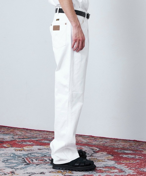 Lee（リー）の「Wrangler/ラングラー【US ORIGINAL】13MWZ ストレートジーンズ（デニムパンツ・メンズ・ホワイト・28/30/32/34/36）」の5枚目の写真