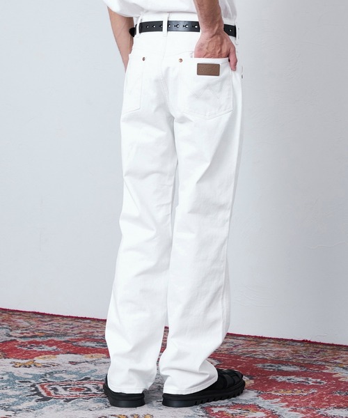 Lee（リー）の「Wrangler/ラングラー【US ORIGINAL】13MWZ ストレートジーンズ（デニムパンツ・メンズ・ホワイト・28/30/32/34/36）」の6枚目の写真