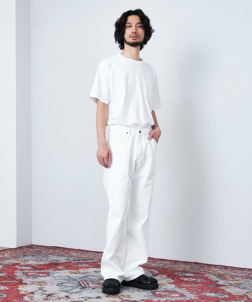 Lee（リー）の「Wrangler/ラングラー【US ORIGINAL】13MWZ ストレートジーンズ（デニムパンツ・メンズ・ホワイト・28/30/32/34/36）」の13枚目の写真