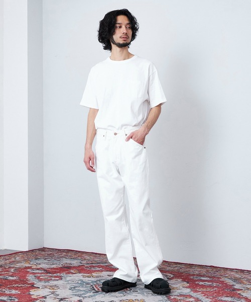 Lee（リー）の「Wrangler/ラングラー【US ORIGINAL】13MWZ ストレートジーンズ（デニムパンツ・メンズ・ホワイト・28/30/32/34/36）」の14枚目の写真