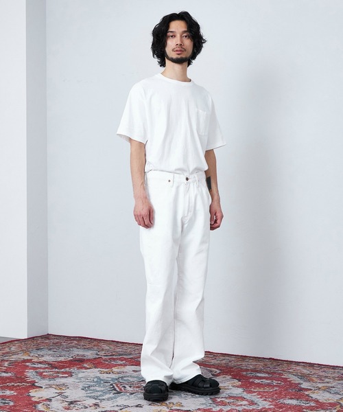 Lee（リー）の「Wrangler/ラングラー【US ORIGINAL】13MWZ ストレートジーンズ（デニムパンツ・メンズ・ホワイト・28/30/32/34/36）」の15枚目の写真