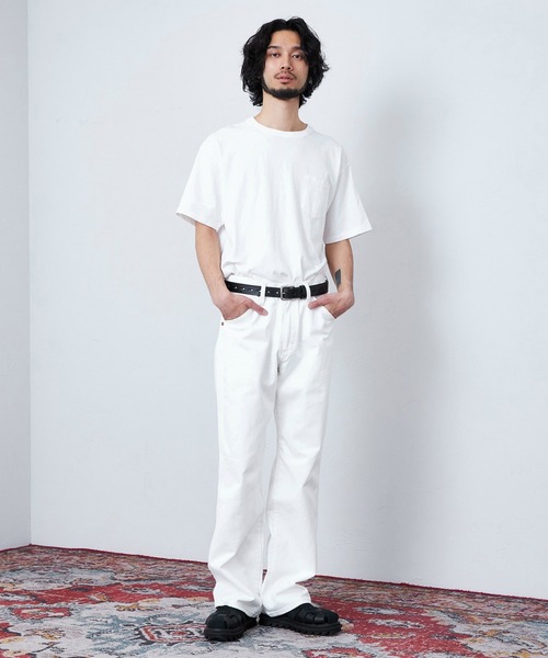 Lee（リー）の「Wrangler/ラングラー【US ORIGINAL】13MWZ ストレートジーンズ（デニムパンツ・メンズ・ホワイト・28/30/32/34/36）」の16枚目の写真