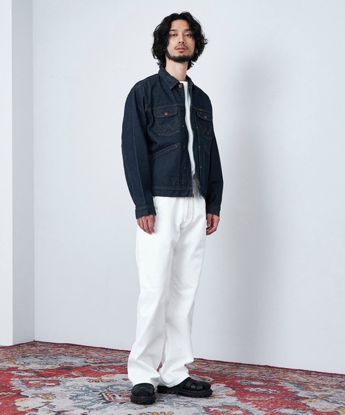 Lee（リー）の「Wrangler/ラングラー【US ORIGINAL】13MWZ ストレートジーンズ（デニムパンツ・メンズ・ホワイト・28/30/32/34/36）」の19枚目の写真