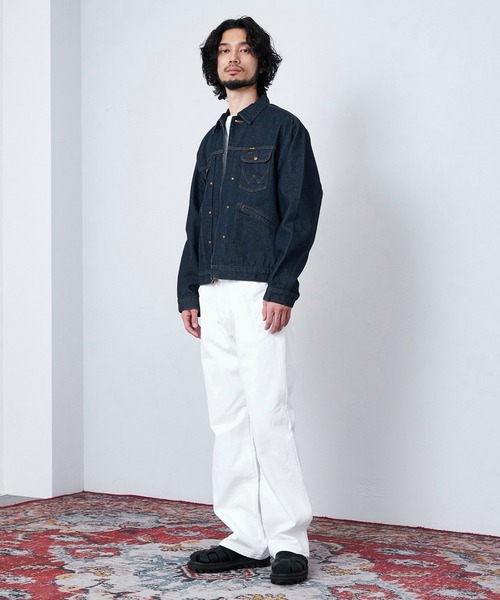 Lee（リー）の「Wrangler/ラングラー【US ORIGINAL】13MWZ ストレートジーンズ（デニムパンツ・メンズ・ホワイト・28/30/32/34/36）」の20枚目の写真