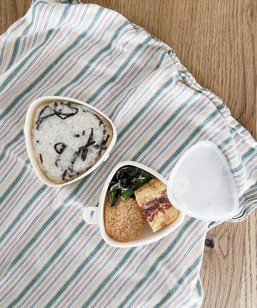 niko and...(ニコアンド)の「ニコロゴオニギリケース(お弁当箱・レディース・ホワイト・0)」の4枚目の写真