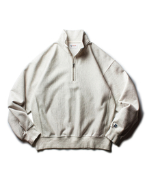 CLASSIC HALF ZIP SWEATSHIRT [OATMEAL]