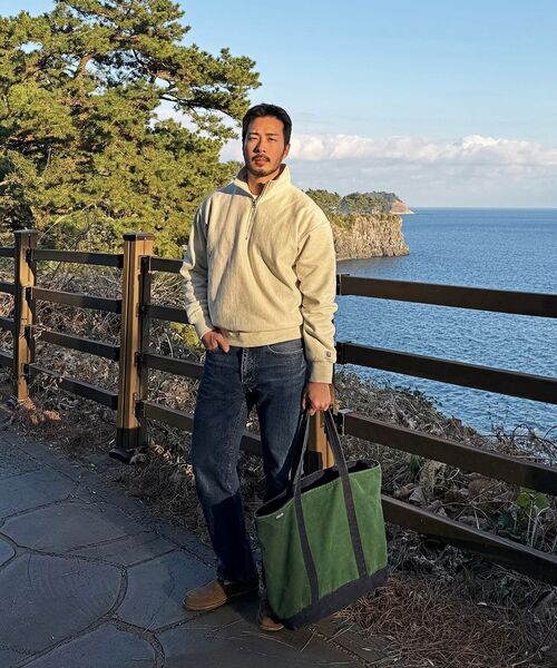 THE RESQ（ザーレスキュー）の「CLASSIC HALF ZIP SWEATSHIRT [OATMEAL]（スウェット・メンズ・その他・LARGE/X-LARGE/MEDIUM）」の9枚目の写真