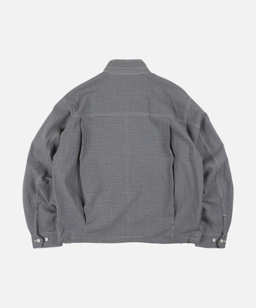 FRIZMWORKS(フリズムワークス)の「CHECK BUDDY HARRINGTON JACKET _ SEA BLUE(ブルゾン・メンズ・その他・SMALL/MEDIUM/LARGE/X-LARGE)」の3枚目の写真