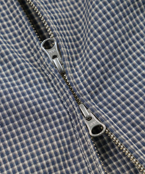 FRIZMWORKS(フリズムワークス)の「CHECK BUDDY HARRINGTON JACKET _ SEA BLUE(ブルゾン・メンズ・その他・SMALL/MEDIUM/LARGE/X-LARGE)」の5枚目の写真