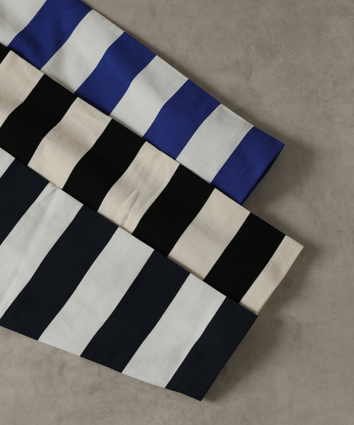 JOURNAL STANDARD J.S HOMESTEAD（ジャーナルスタンダードホームステッド）の「Stead / レーサー スリーブ ロンT（Tシャツ/カットソー・メンズ・コバルトブルー/ネイビー/ブラック・LARGE/MEDIUM）」の6枚目の写真