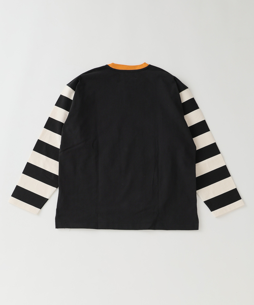 JOURNAL STANDARD J.S HOMESTEAD（ジャーナルスタンダードホームステッド）の「Stead / レーサー スリーブ ロンT（Tシャツ/カットソー・メンズ・コバルトブルー/ネイビー/ブラック・LARGE/MEDIUM）」の9枚目の写真