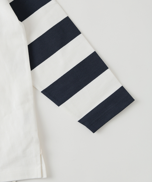 JOURNAL STANDARD J.S HOMESTEAD（ジャーナルスタンダードホームステッド）の「Stead / レーサー スリーブ ロンT（Tシャツ/カットソー・メンズ・コバルトブルー/ネイビー/ブラック・LARGE/MEDIUM）」の12枚目の写真