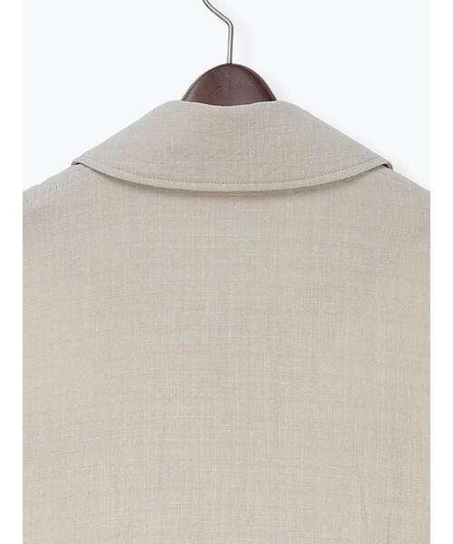 Te chichi（テチチ）の「リネンライクWポケットジャケット（ノーカラージャケット・レディース・ベージュ/ネイビー・F）」の19枚目の写真