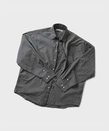 BRANDED（ブランデッド）の「GRID OVERSIZED CHECK SHIRT [NAVY]（シャツ/ブラウス）」
