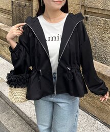 prose verse（プロズヴェール）の「【UVカット】バックヨークドロストペプラムマウンテンパーカー（ブルゾン）」