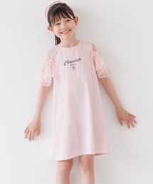 coca（coca）（コカ）の「キッズ　袖シアーワンピース（ワンピース）」