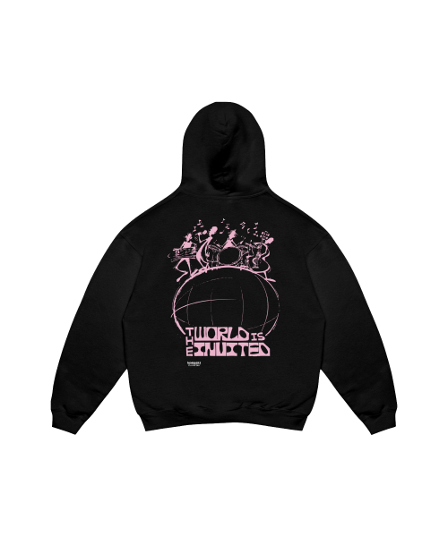 Kompakt Record Bar(コンパクトレコードバー)の「KRB x Elijah Anderson Graphic Hoodie - Black(パーカー・メンズ・その他・LARGE/X-LARGE/XX-LARGE)」の1枚目の写真