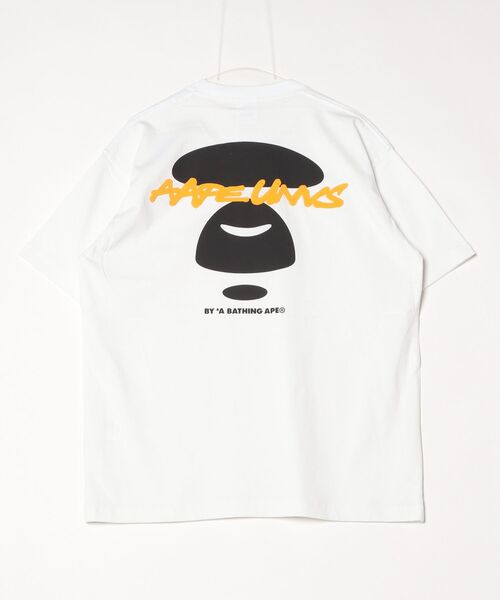 AAPE BY A BATHING APE(エーエイプバイアベイシングエイプ)の「AAPE BASIC TEE(Tシャツ/カットソー・メンズ・ホワイト/ブラック・LARGE/MEDIUM/SMALL/X-LARGE/XX-LARGE)」の9枚目の写真