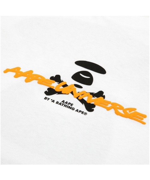 AAPE BY A BATHING APE(エーエイプバイアベイシングエイプ)の「AAPE BASIC TEE(Tシャツ/カットソー・メンズ・ホワイト/ブラック・LARGE/MEDIUM/SMALL/X-LARGE/XX-LARGE)」の7枚目の写真