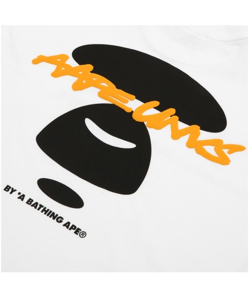 AAPE BY A BATHING APE(エーエイプバイアベイシングエイプ)の「AAPE BASIC TEE(Tシャツ/カットソー・メンズ・ホワイト/ブラック・LARGE/MEDIUM/SMALL/X-LARGE/XX-LARGE)」の6枚目の写真