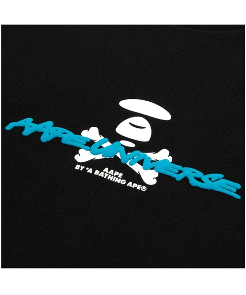 AAPE BY A BATHING APE(エーエイプバイアベイシングエイプ)の「AAPE BASIC TEE(Tシャツ/カットソー・メンズ・ホワイト/ブラック・LARGE/MEDIUM/SMALL/X-LARGE/XX-LARGE)」の4枚目の写真