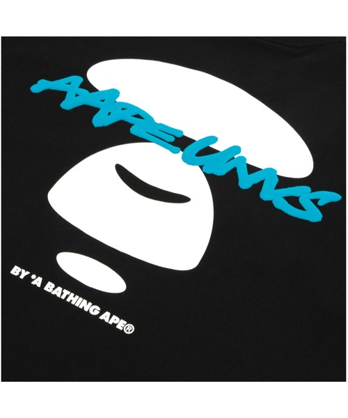 AAPE BY A BATHING APE(エーエイプバイアベイシングエイプ)の「AAPE BASIC TEE(Tシャツ/カットソー・メンズ・ホワイト/ブラック・LARGE/MEDIUM/SMALL/X-LARGE/XX-LARGE)」の3枚目の写真