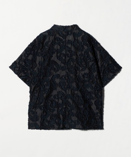 UNITED ARROWS（ユナイテッドアローズ）の「カット ジャガード ジャケット ‐ウォッシャブル‐（テーラードジャケット・レディース・ネイビー・36/38）」の9枚目の写真