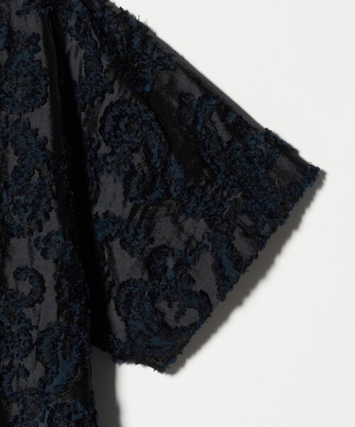 UNITED ARROWS（ユナイテッドアローズ）の「カット ジャガード ジャケット ‐ウォッシャブル‐（テーラードジャケット・レディース・ネイビー・36/38）」の11枚目の写真
