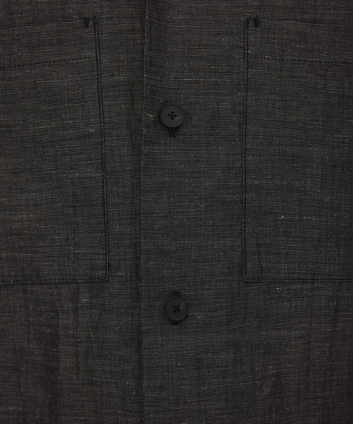 CITY TOKYO（シティトウキョウ）の「【CITY TOKYO/シティートーキョー】Hemp linen ｵｰﾊﾞｰｼｬﾂ（シャツ/ブラウス・メンズ・ベージュ/ダークグレー・1/3/2）」の21枚目の写真