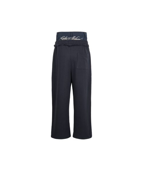 GILAARCHIVE（ギラアーカイブ）の「LAYERED WAIST SWEAT PANTS_NAVY（スウェットパンツ・レディース・その他・FREE）」の5枚目の写真