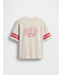 オーバーサイズ GAPロゴ シーム Tシャツ (キッズ)