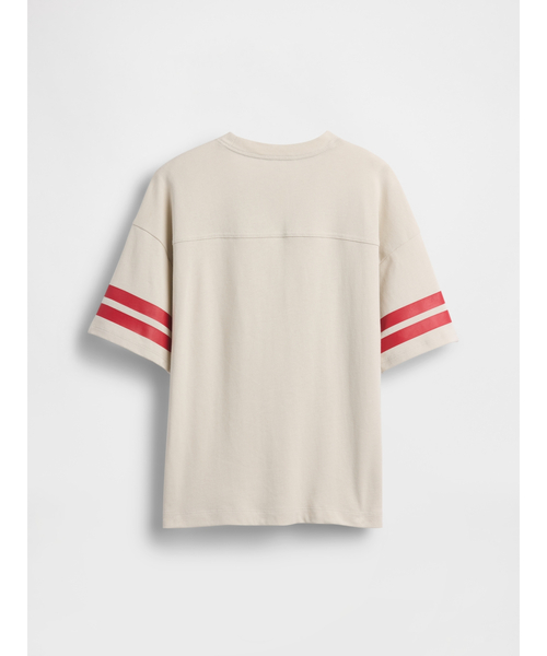 GAP(ギャップ)の「オーバーサイズ GAPロゴ シーム Tシャツ (キッズ)(Tシャツ/カットソー・キッズ・ネイビー/アイボリー・160cm/150cm/140cm/130cm/120cm/110cm)」の6枚目の写真