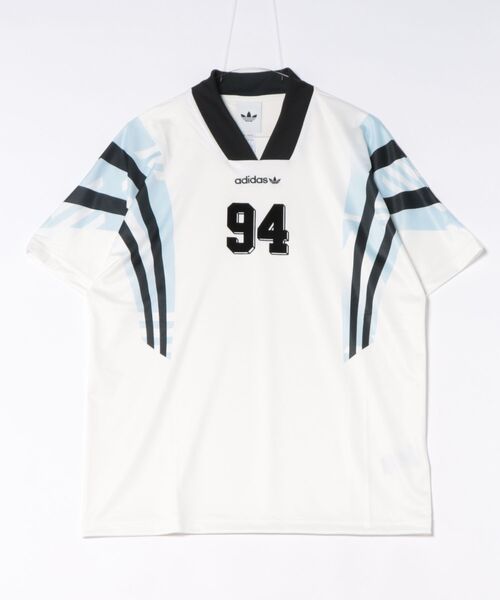 adidas(アディダス)の「adidas アディダス M SANTIAGO AOP INFILL JERSEY ショートスリーブ KE2154 CLOUDWHITE(Tシャツ/カットソー・メンズ・ホワイト・X-SMALL/SMALL/MEDIUM/LARGE/XX-LARGE/X-LARGE)」の1枚目の写真