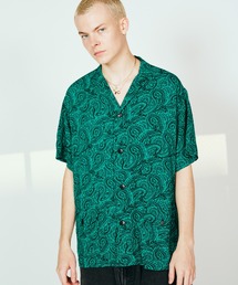 TOWNCRAFT / タウンクラフト PRINTED BEACH SHIRT オーバーダイ ペイズリー ビーチシャツ