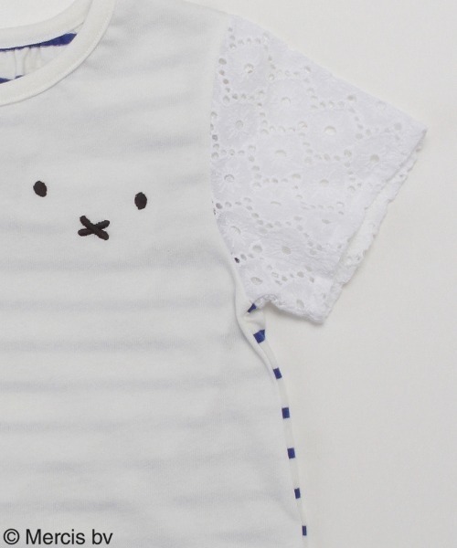 HAKKA BABY（ハッカベビー）の「[ベビー]【ミッフィー】刺繍Tシャツ（Tシャツ/カットソー・キッズ・オフホワイト・L）」の4枚目の写真