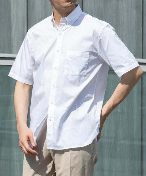 URBAN RESEARCH ROSSO MEN（アーバンリサーチロッソメン）の「『イージーケア』『XLサイズあり』ハイパフォーマンス快適ショートスリーブシャツ（シャツ/ブラウス・メンズ・ライトブルー/ホワイト/ネイビー・SMALL/X-LARGE/LARGE/MEDIUM）」の4枚目の写真