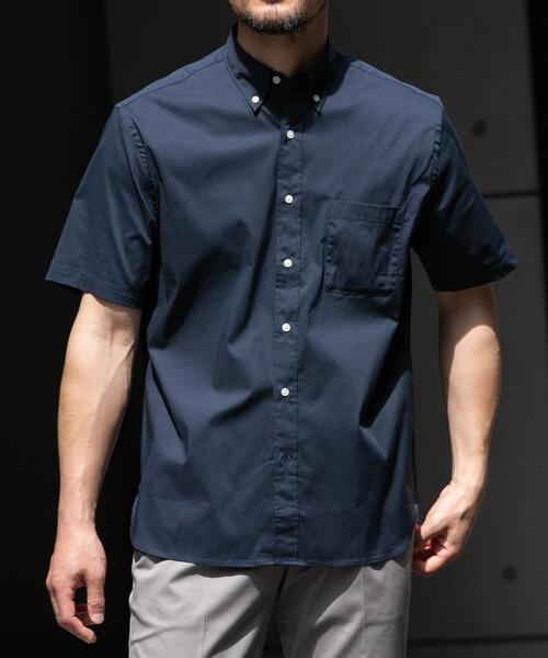 URBAN RESEARCH ROSSO MEN（アーバンリサーチロッソメン）の「『イージーケア』『XLサイズあり』ハイパフォーマンス快適ショートスリーブシャツ（シャツ/ブラウス・メンズ・ライトブルー/ホワイト/ネイビー・SMALL/X-LARGE/LARGE/MEDIUM）」の14枚目の写真